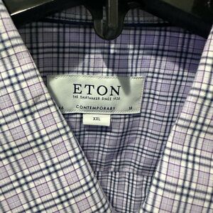 Gently used and new Lot of 4 Eton Men’s shirts 3 (Size 17.5 44 ) and 1 (18 46)